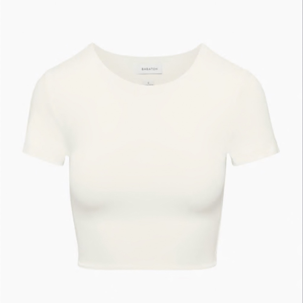 Aritzia Babaton Contour Crew Cropped T-shirt